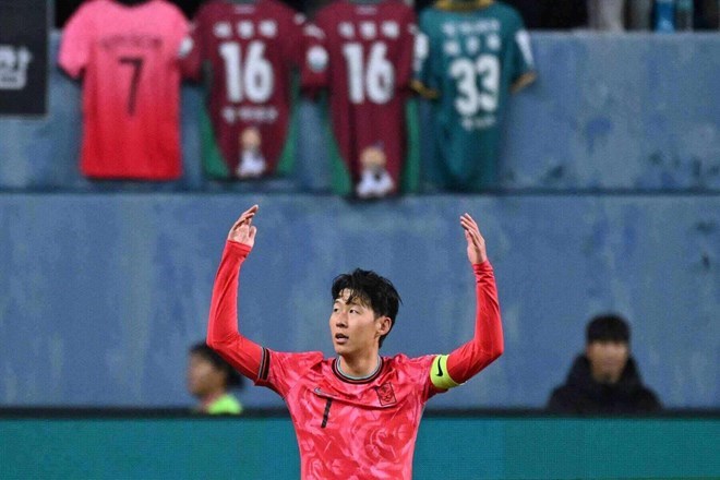 Son Heung-min đóng vai trò rất quan trọng với tuyển Hàn Quốc. Ảnh: AFP