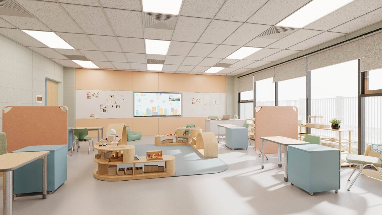 Vin Nexus Center hiện đang tuyển sinh học sinh từ 2–18 tuổi có nhu cầu giáo dục đặc biệt về học tập và phát triển. Trường dự kiến khai giảng và chào đón những học sinh đầu tiên vào tháng 9.2026. Ảnh: Vingroup
