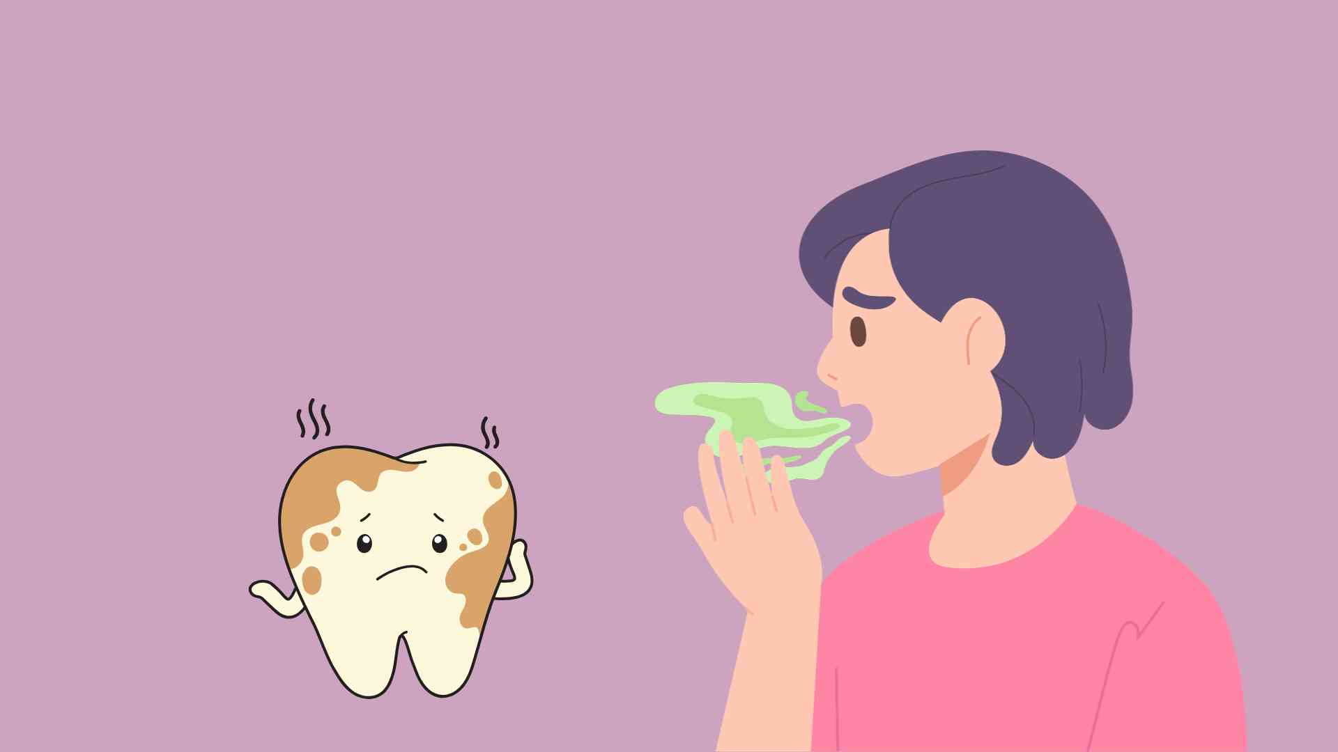 Bad breath is a fairly common condition in many people. Graphic photo: Huong Son