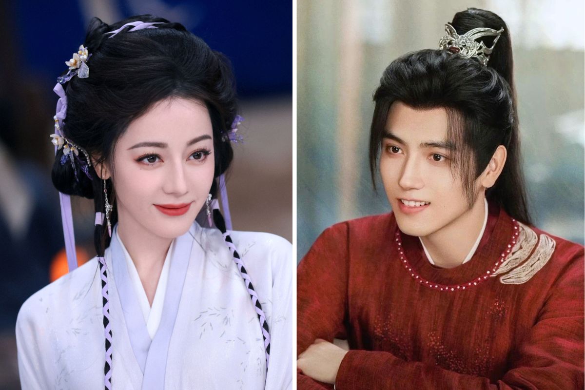 Dilireba and Chen Feiyu. Photo: VieON