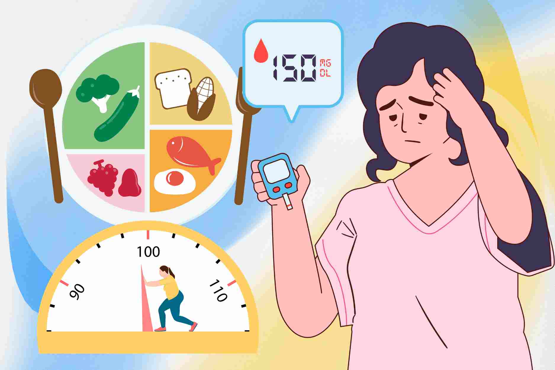 Principles of weight loss diet for people with type 2 diabetes