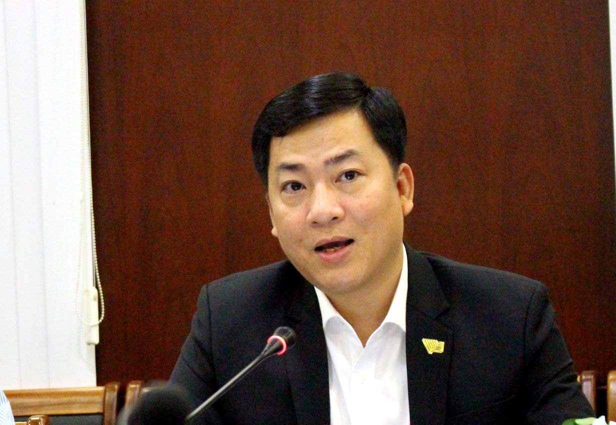 TS Nguyễn Hữu Trí phát biểu tại buổi lễ ký kết hợp tác. Ảnh: Thanh Mai