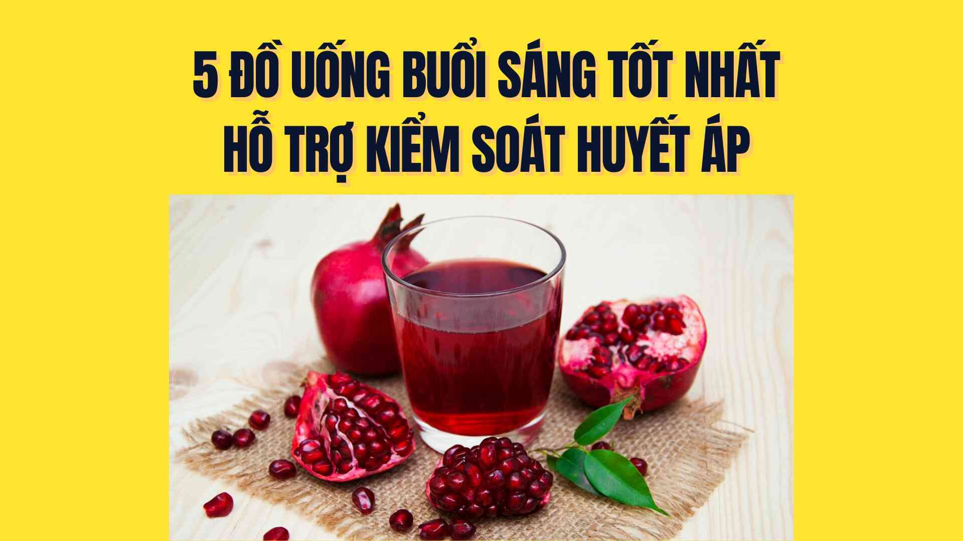 Soutien à une hypotension artérielle sûre grâce à 5 boissons saines du matin. Graphique: Trà My