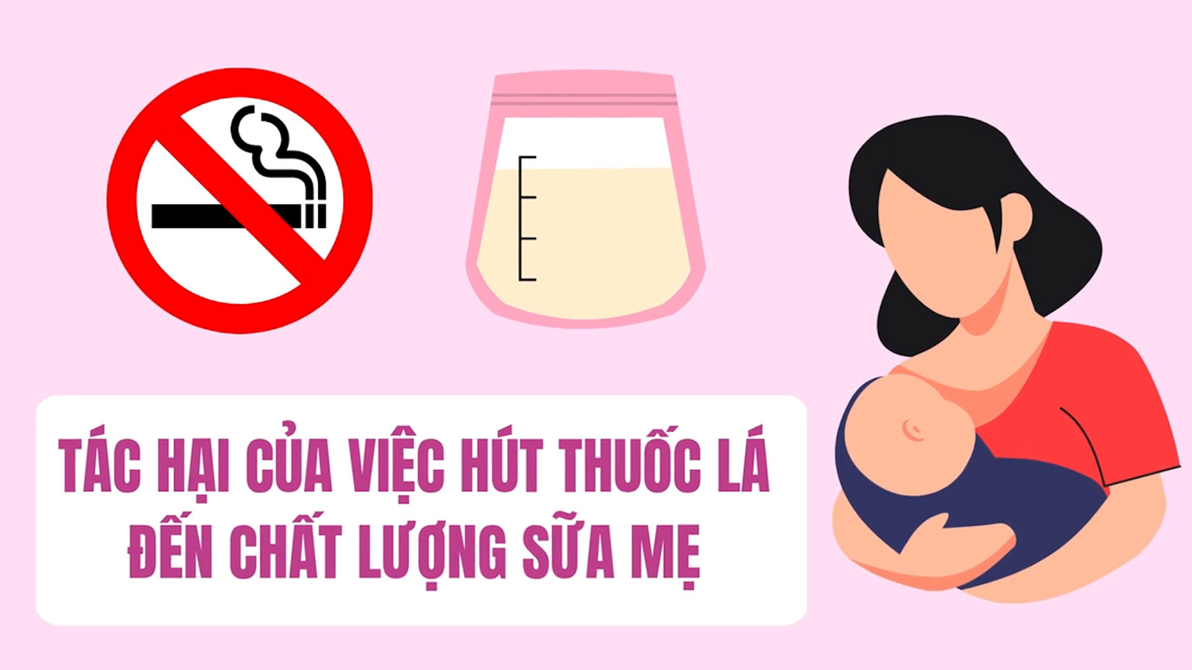 Harms of smoking to breast milk quality.