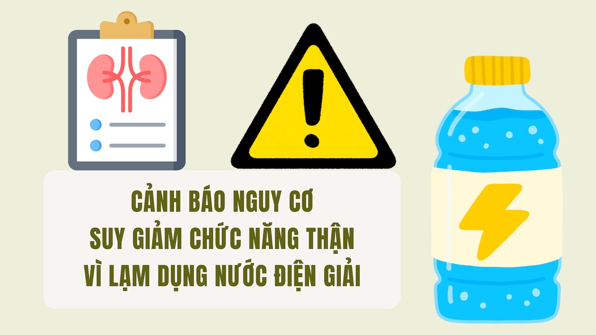 Warning about the risk of kidney dysfunction due to electrolyte water abuse