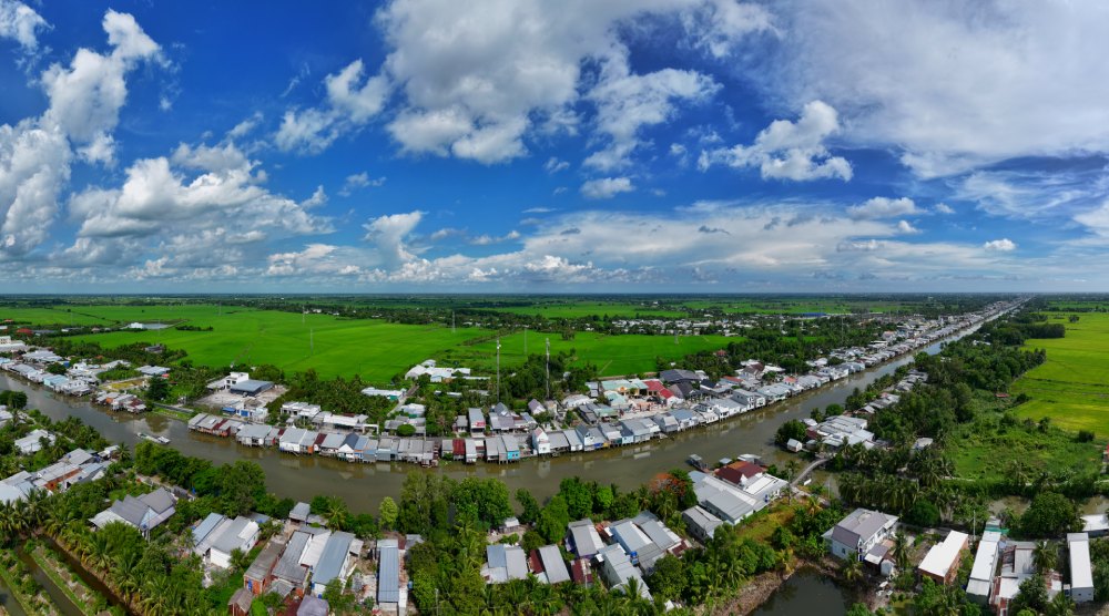 The send-off ceremony to implement "Military-Civilian Tet" activities in 2027 takes place in Thanh Loc commune. Photo: Phuong Vu
