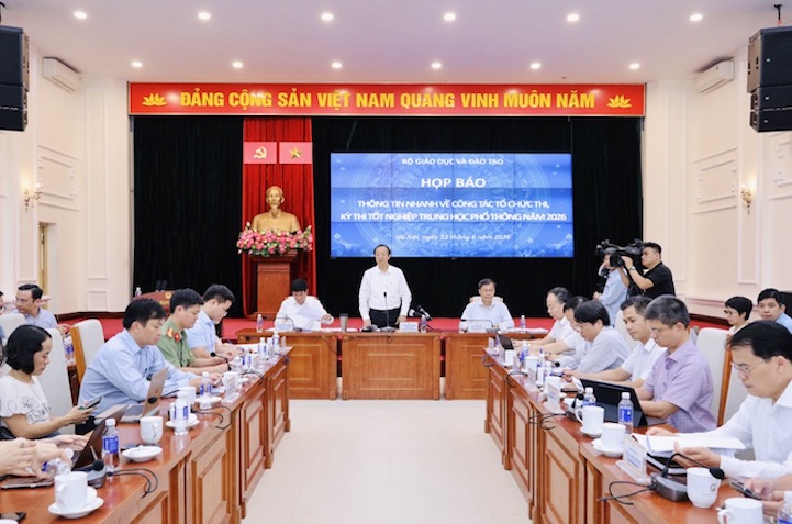 Quang cảnh họp báo. Ảnh: Nguyễn Mạnh