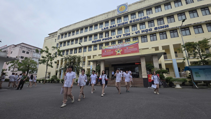 Trên 19.000 thí sinh tại Lào Cai đã hoàn thành Kỳ thi tốt nghiệp THPT năm 2026. Ảnh: Đinh Đại