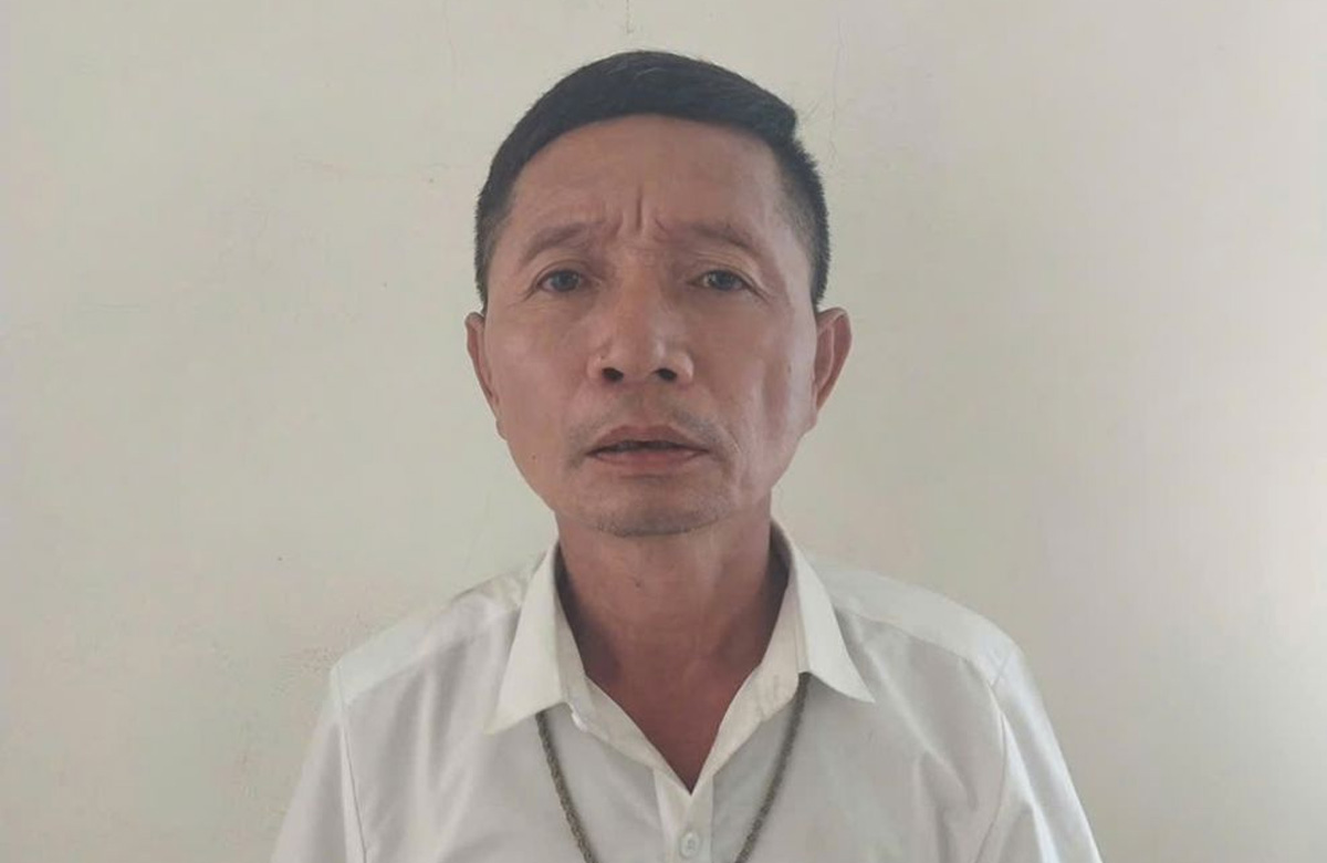 Khởi tố Trần Văn Tha về hành vi gây rối trật tự công cộng. Ảnh: Công an Ninh Bình