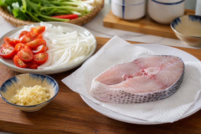 Cá tuyết có vị ngọt thanh tự nhiên. Ảnh: Thùy Linh 