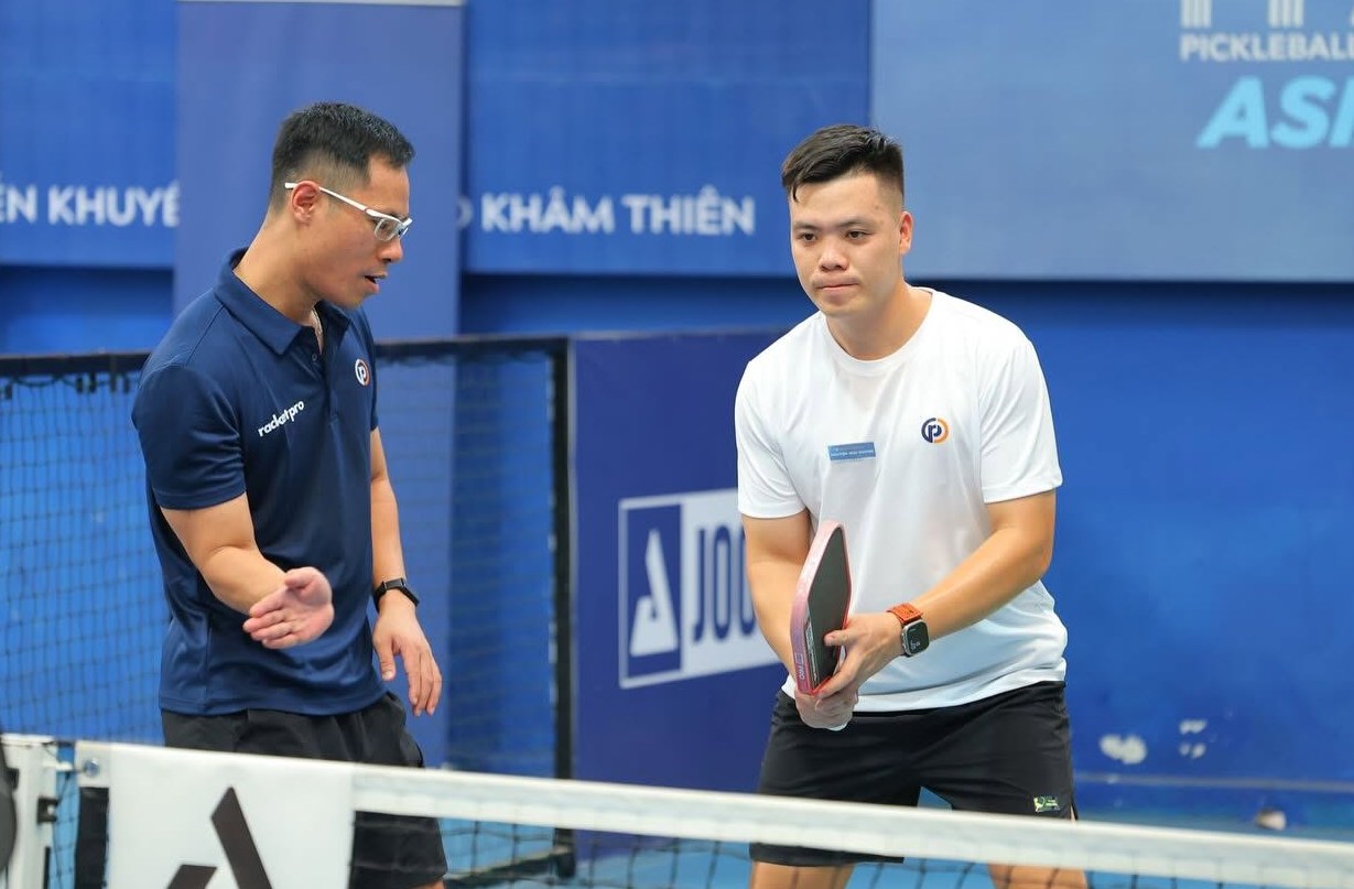 Images in the Pickleball training program. Photo: RPO