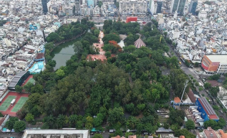 Le Thi Rieng Park - the place to find the graves of soldiers who sacrificed themselves after the General Offensive and Uprising of Spring Mau Than 1968. Anh: Anh Tu