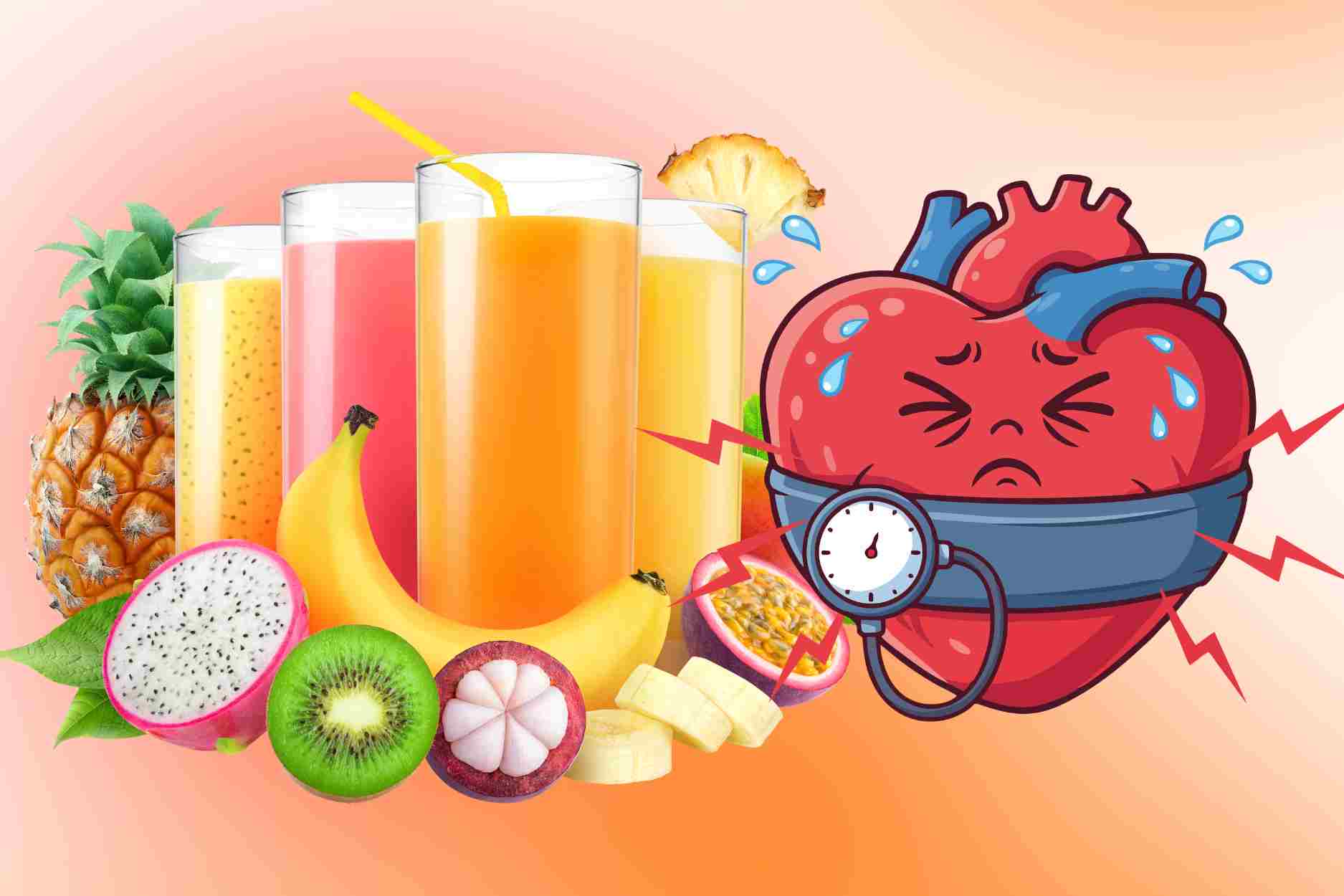 What types of juice should high blood pressure people supplement in the summer