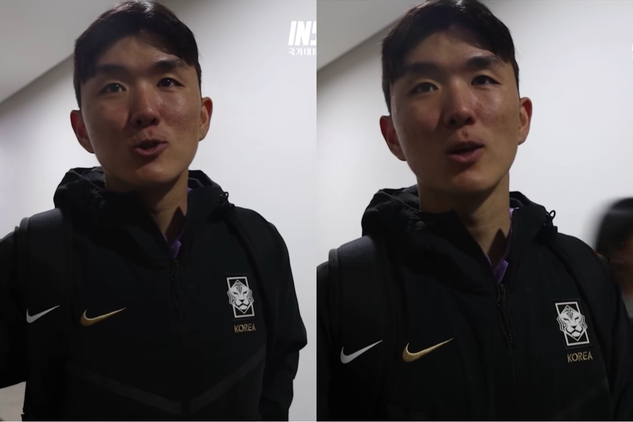 Hwang In-beom của tuyển Hàn Quốc từng ghi bàn vào lưới U23 Việt Nam. Ảnh: Cắt từ video