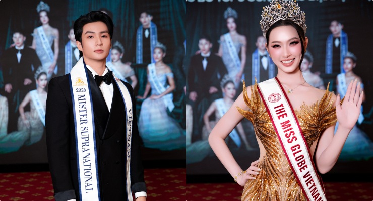 Mr. Korea Vietnam, Miss Thu Thao. Photo: Organizing Committee.
