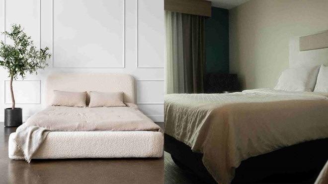 The bed frame is often forgotten but is an ideal storage place. Photo: Thuy Duong