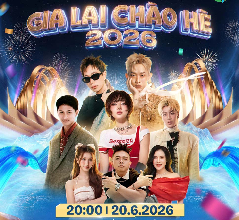 Le Festival du tourisme d'été sur le thème "Gia Lai accueille l'été 2026" ouvrira officiellement ses portes à 20h le 20 juin sur la place Nguyễn Tất Thành. Photo: BTC