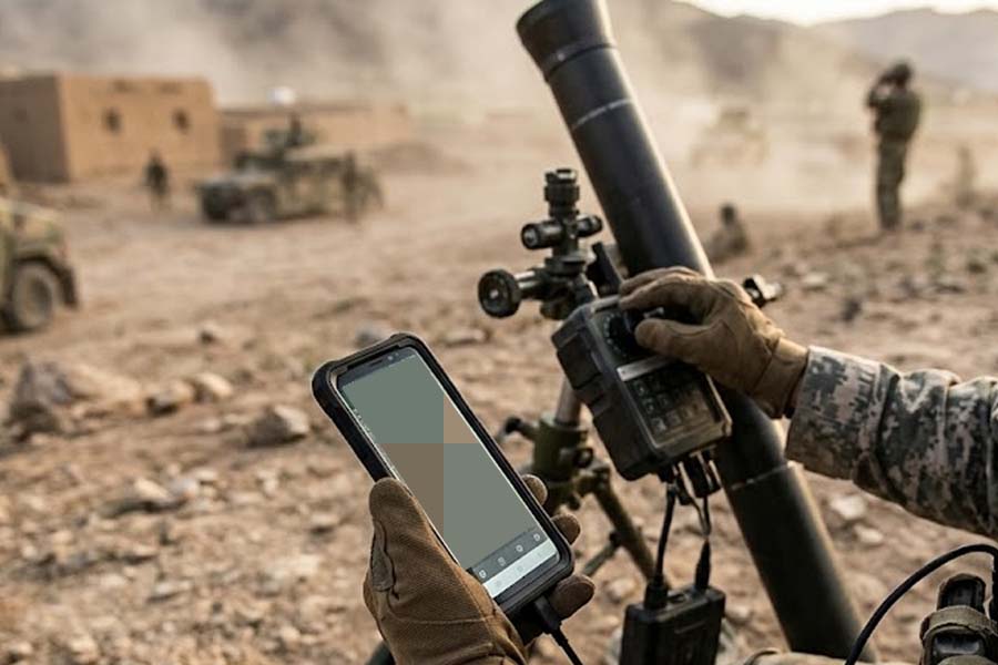 New application helps US military soldiers control mortar fire more easily. Graphics: Cat Tien