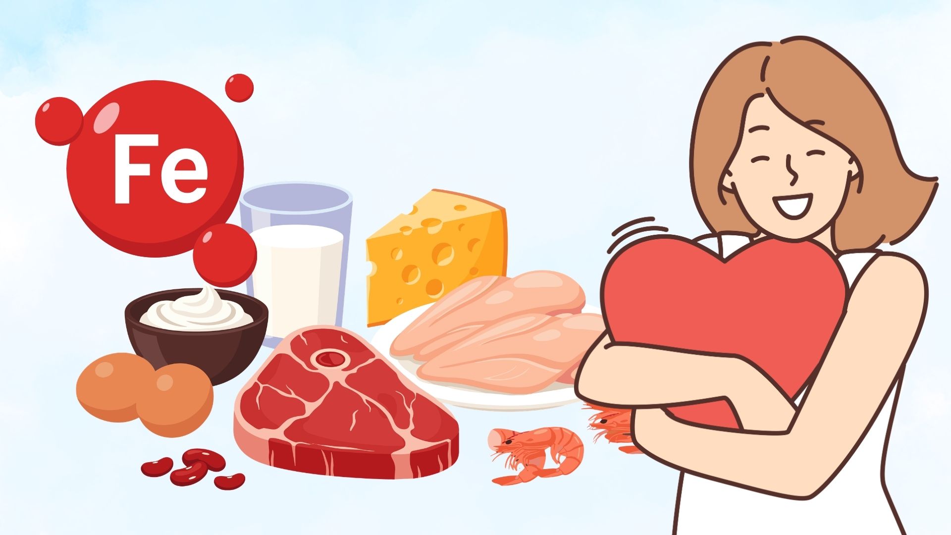Maintaining a sufficient amount of iron for the body helps boost energy. Graphics: Thanh Thanh