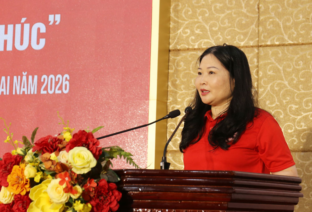 bà Vũ Thị Hiền Hạnh - Phó Chủ tịch UBND tỉnh Lào Cai 