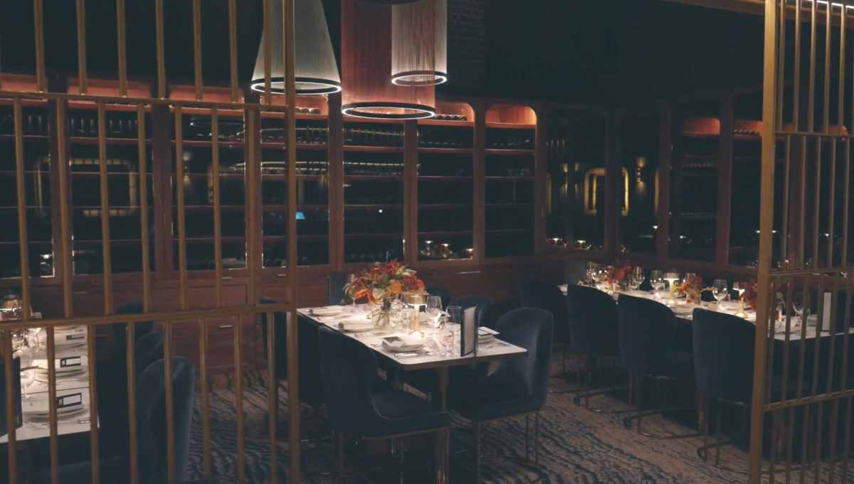 Maya Manchester restaurant space once honored by Michelin in England. Photo: Cut from video