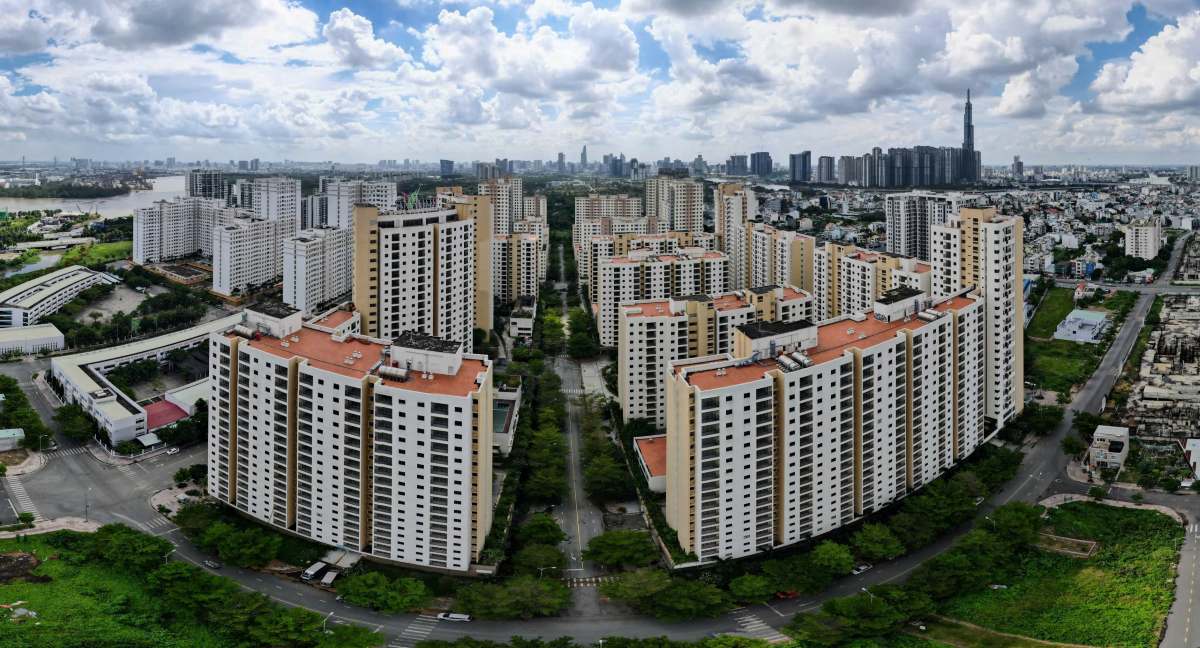 Khu tái định cư Thủ Thiêm (TPHCM). Ảnh: Anh Tú