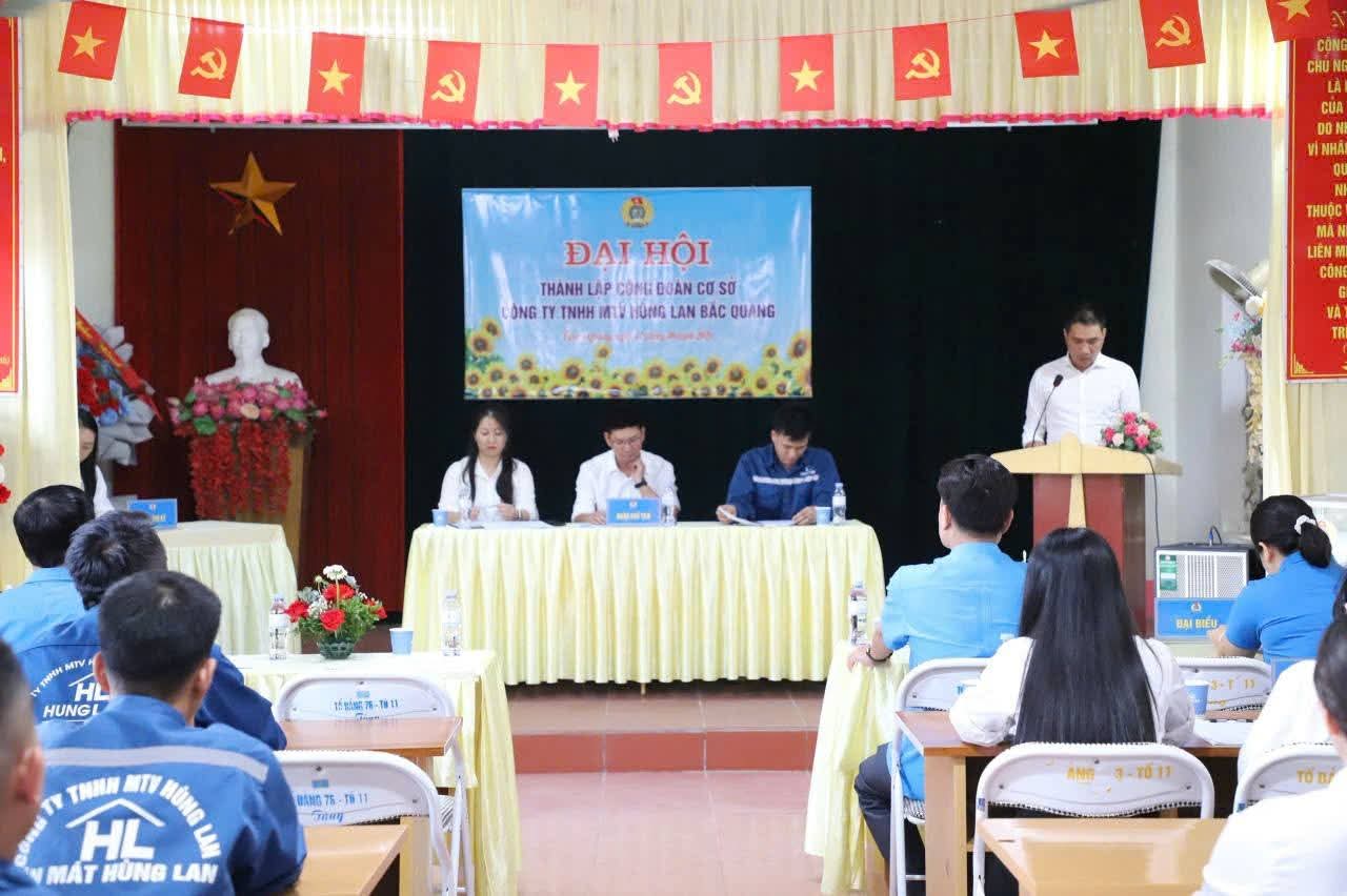 Đại hội thành lập CĐCS