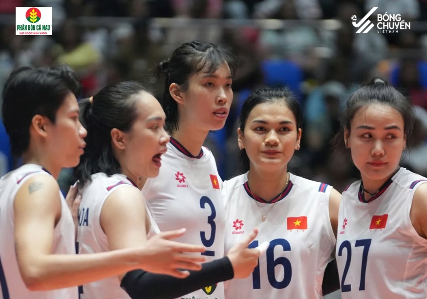 Vietnam women's volleyball team rematches Kazakhstan in the 3rd place match of AVC Cup 2026. Photo: BCVN