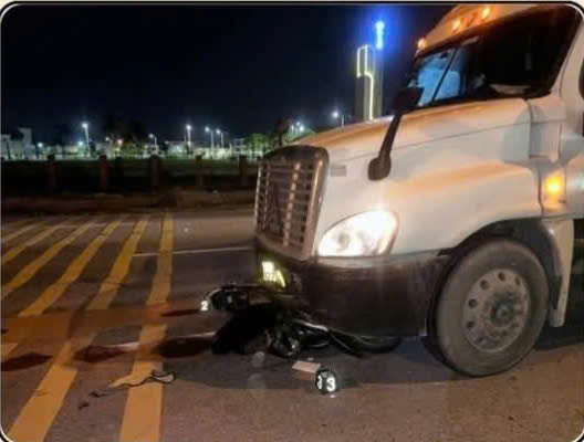 Scene of the accident. Photo: Hai Phong Traffic Safety