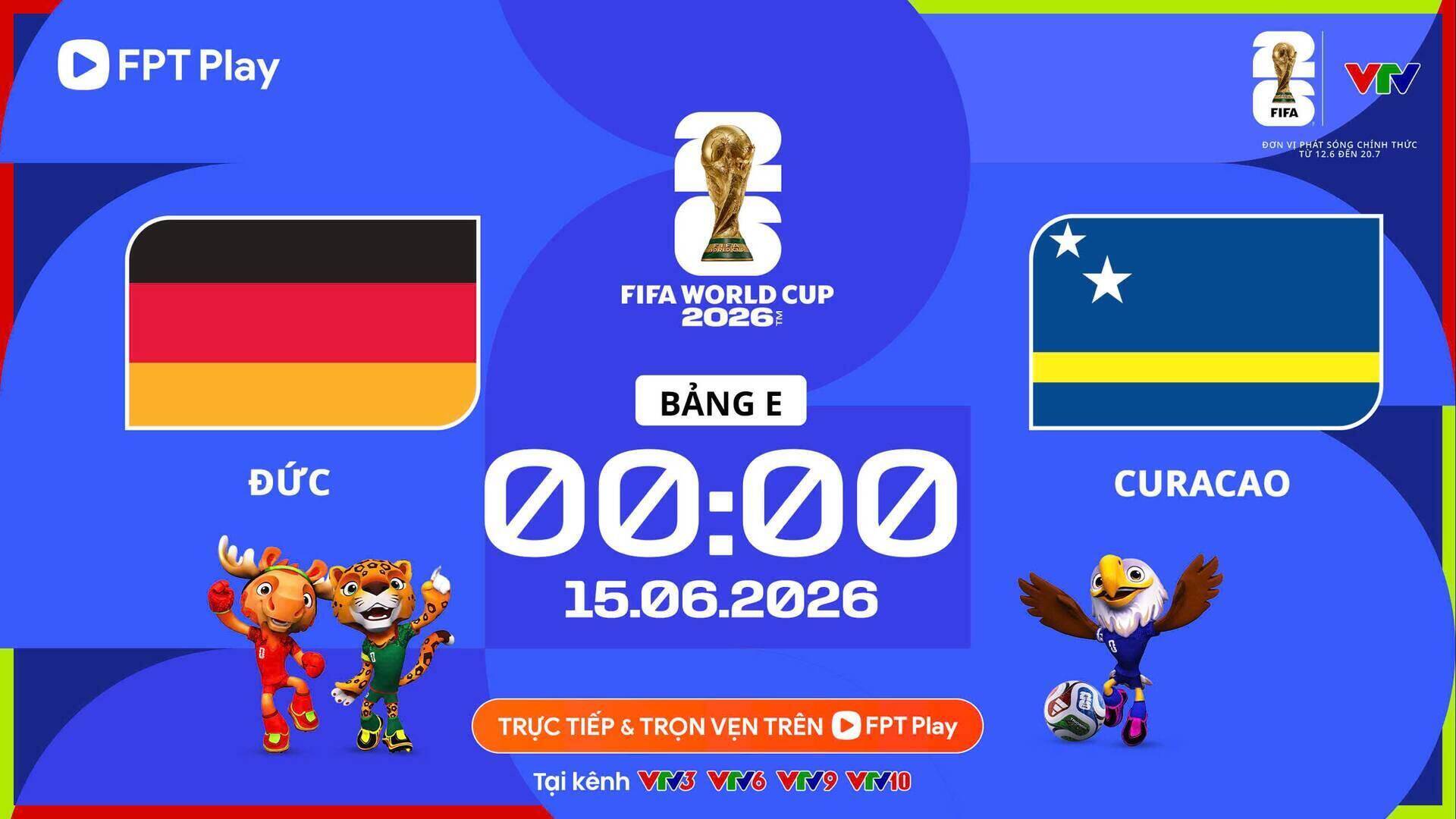 Dự đoán kết quả Đức vs Curacao tại World Cup 2026.  Đồ họa: FPT Play