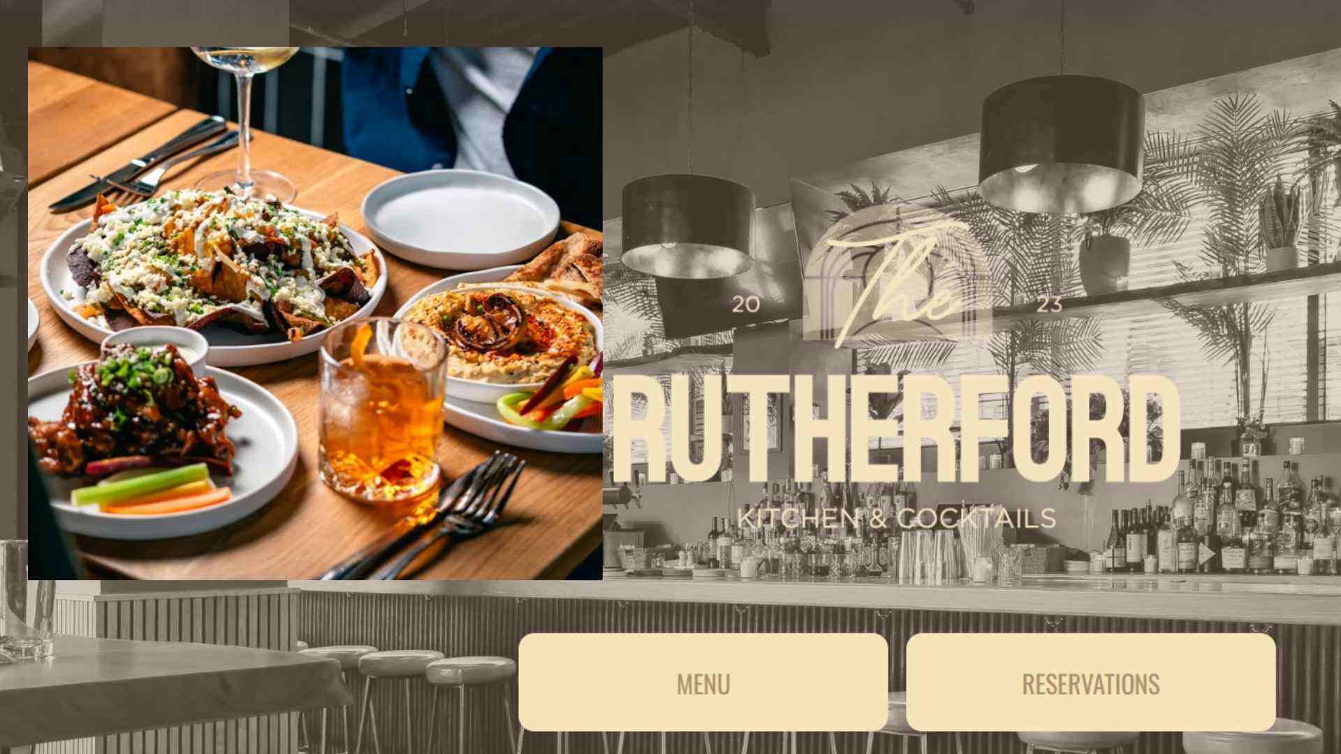 Không gian ấn tượng kết hợp cùng ẩm thực đặc sắc tại quan bar The Rutherford. Đồ họa: Minh Vũ