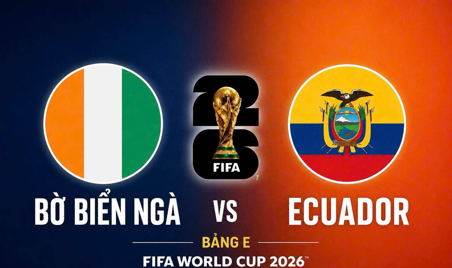 Dự đoán kết quả Bờ Biển Ngà vs Ecuador tại World Cup 2026.  Đồ họa: Diệu Anh