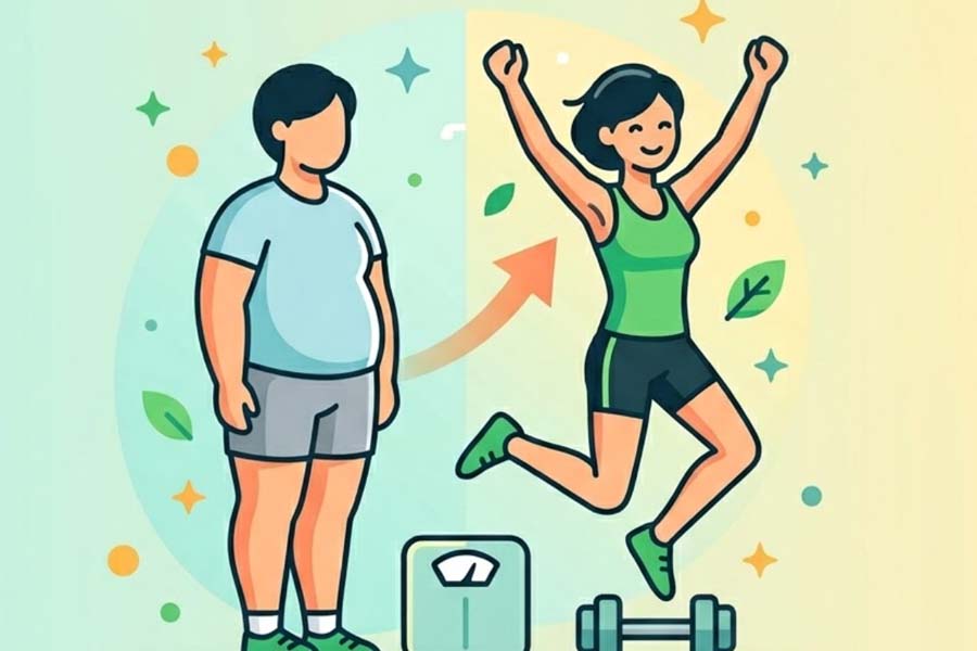 Losing 10% of weight brings many positive changes to health. Graphics: Thien Nhan