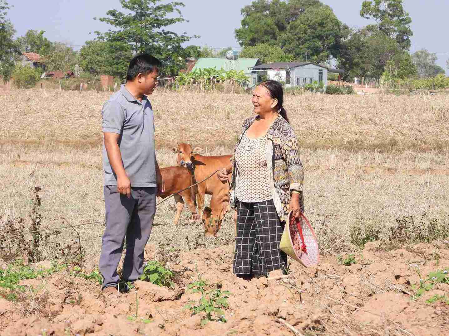 Tỉnh Đắk Lắk có nhiều xã vùng sâu đất đai khô cằn, dân cư thưa thớt, đời sống bà con còn nhiều khó khăn. Ảnh: Bảo Trung