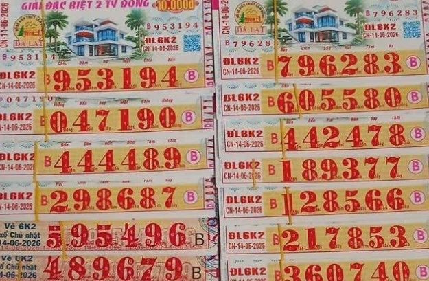 Kết quả xổ số hôm nay ngày 14.6. Ảnh: Thế Toàn