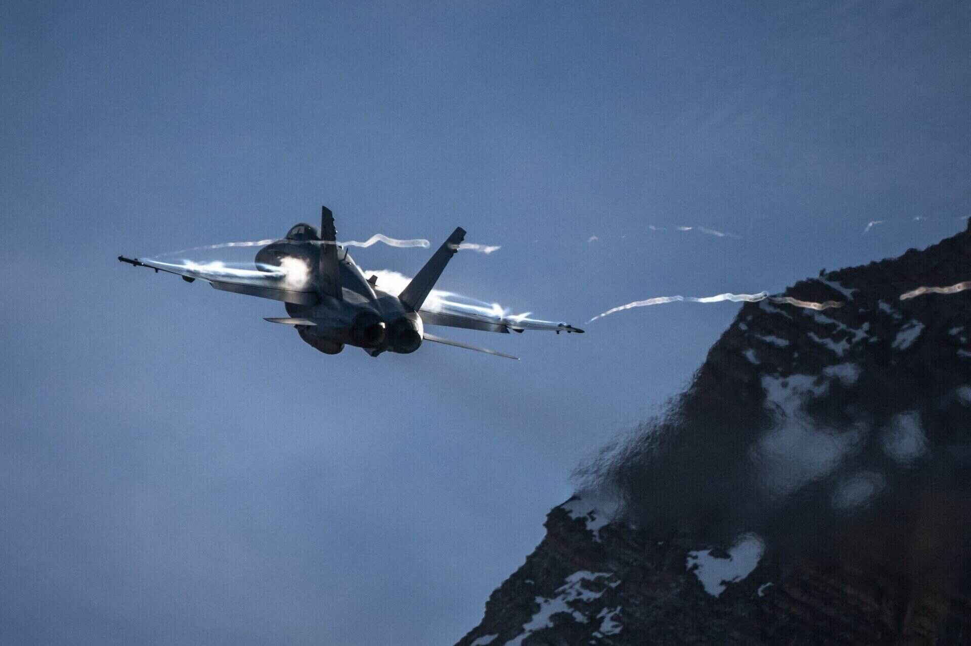 F/A-18C Hornet aircraft. Photo: AFP