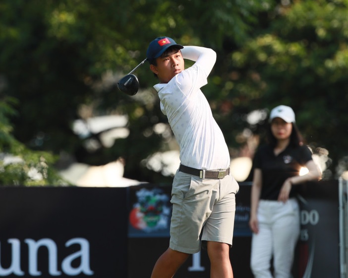 Golfer Ho Anh Huy will participate in stage 2 of the Royal Cup Series 2026 tournament. Photo: VGA