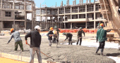 Military support, Hue City border boarding school project accelerates. Photo: Quang Dao