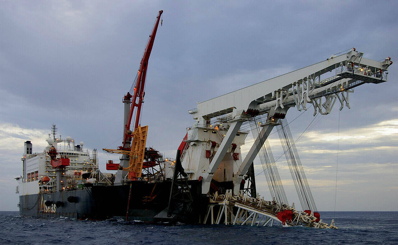 The Nord Stream sabotage group involves a woman, details revealed in the new book. Photo: Gazprom