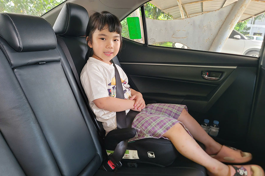 The type of seat Mr. Thanh bought for his child. Photo: NVCC