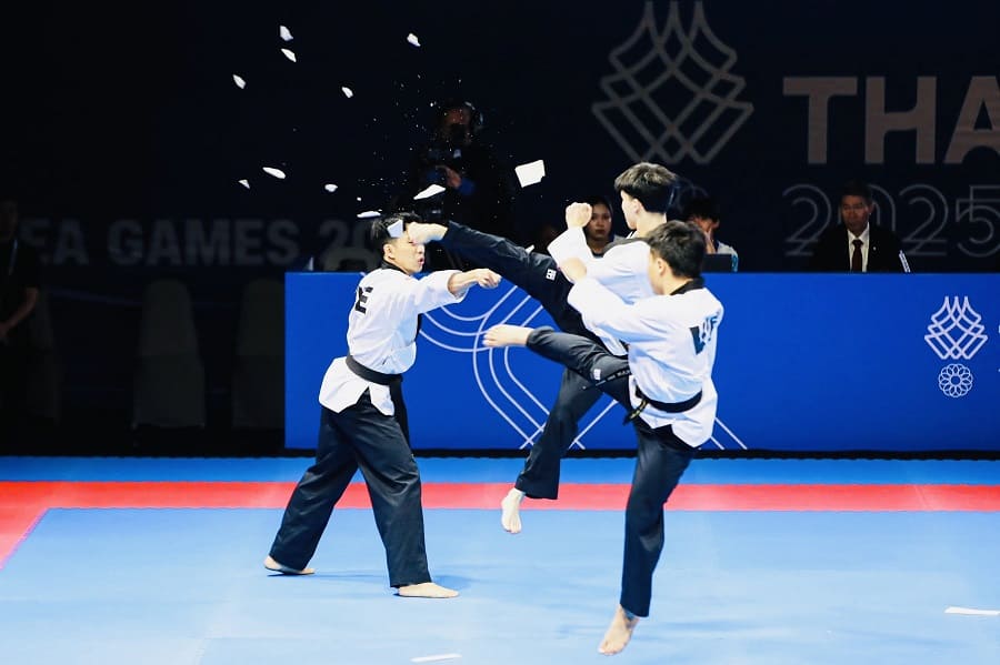 El Taekwondo vietnamita selecciona al mejor atleta de poomsae para los ASIAD 20. Foto: Minh Dan