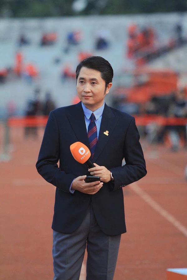 Commentator Hoang Hai. Photo: NVCC