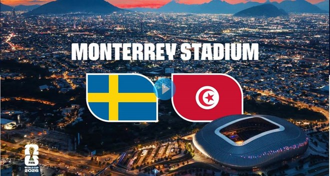 The match between Sweden and Tunisia at the 2026 World Cup will take place at 9:00 a.m. on June 15. Photo: FIFA