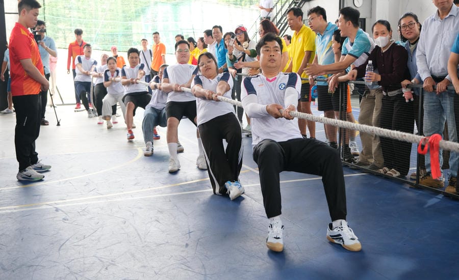 Cultural and sports activities taking place vibrantly have contributed to improving the spiritual life of union members and workers during Workers' Month 2026 in Da Nang. Photo: Da Nang Trade Union