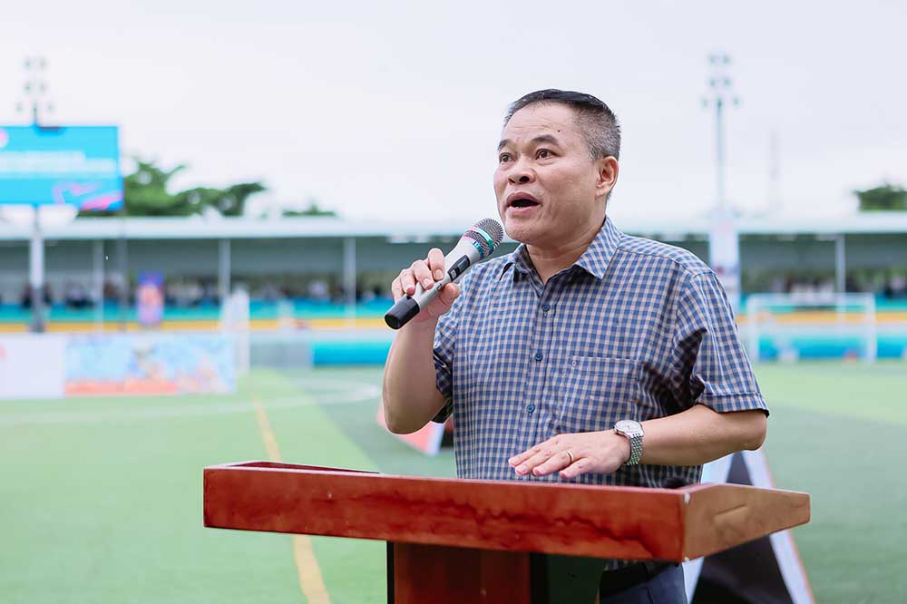 Ông Lưu Quang Điện Biên phát biểu tại chương trình. Ảnh: VFF