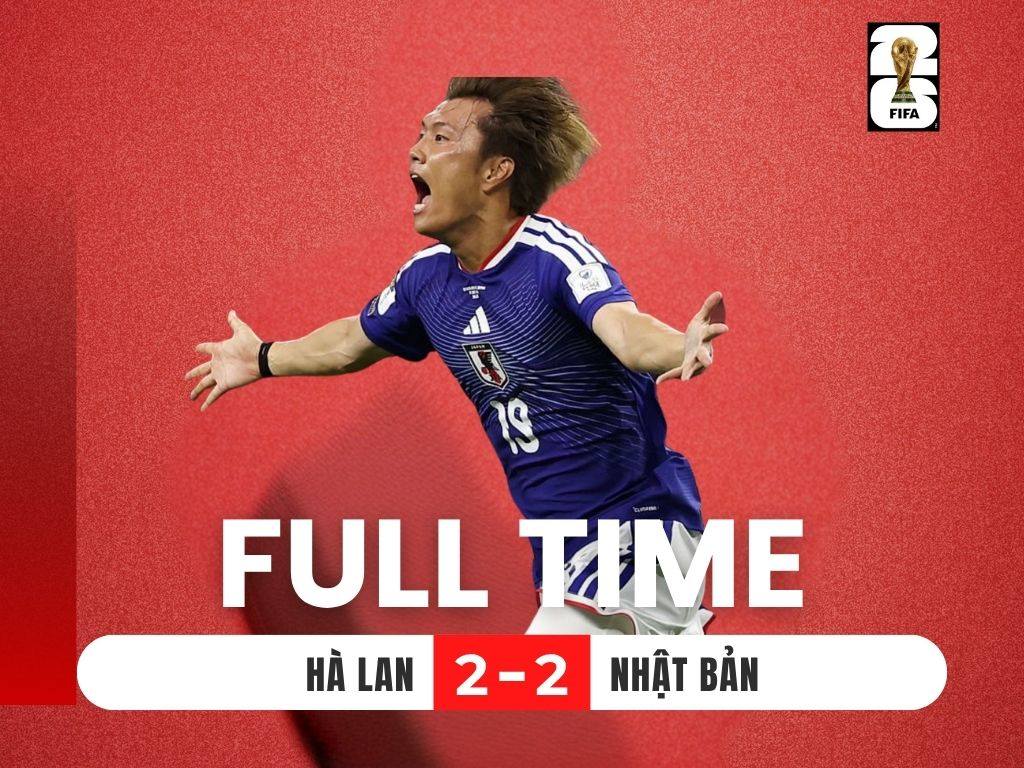 Daichi Kamada kéo về 1 điểm cho đội tuyển Nhật Bản.