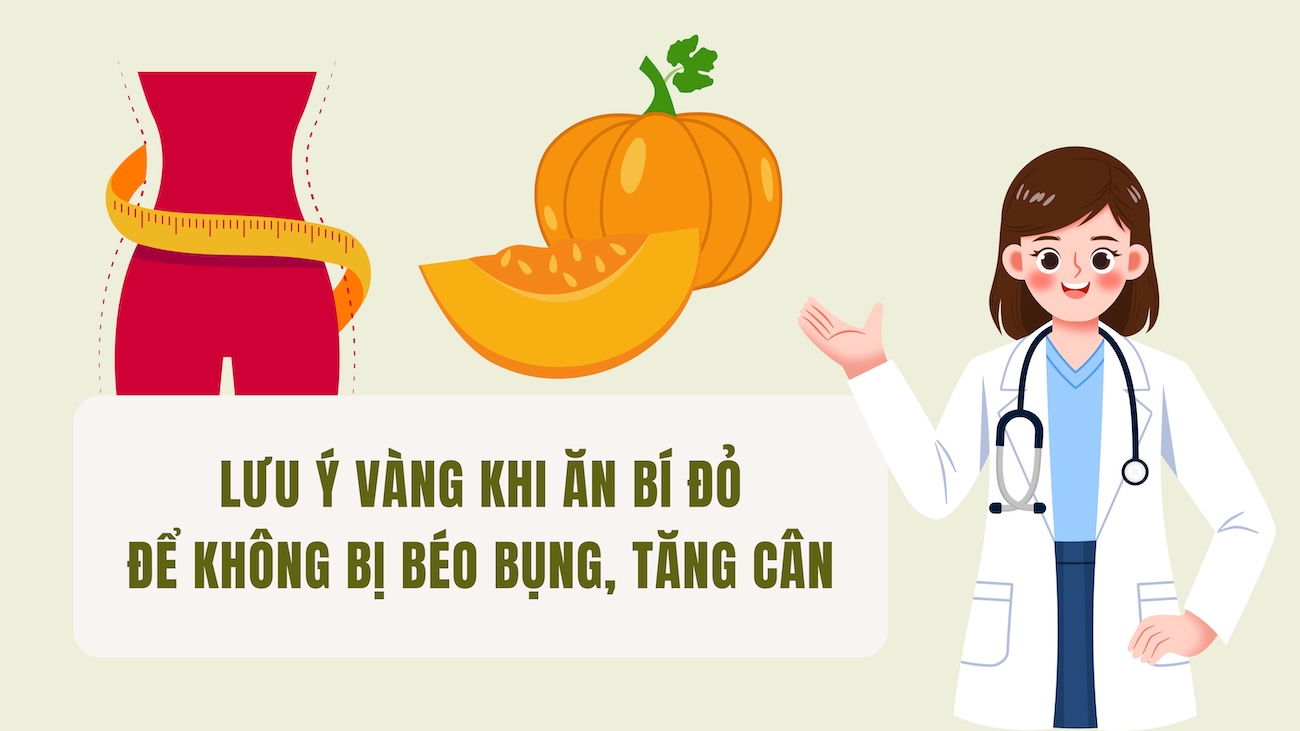 Golden notes when eating pumpkin to avoid belly fat and weight gain