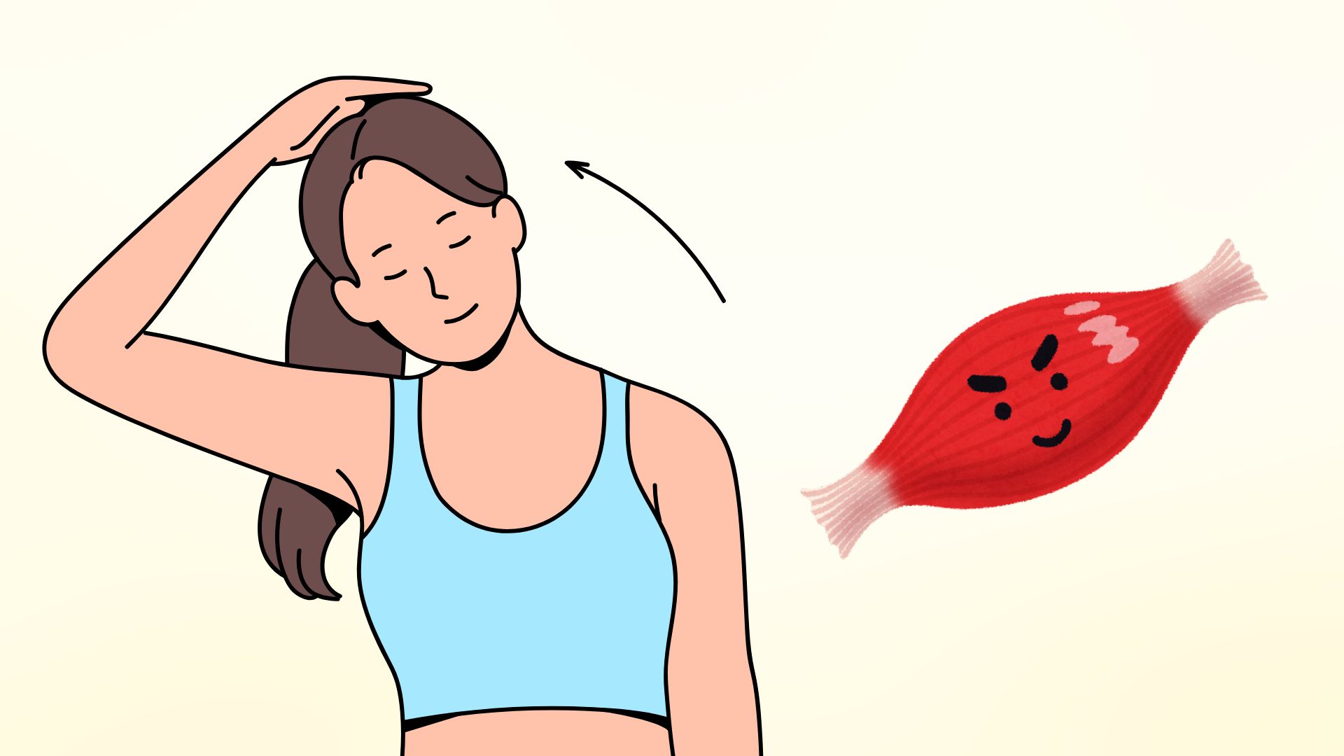Performing gentle stretching exercises before bed can help the body relax and reduce muscle stiffness. Graphics: Thanh Thanh