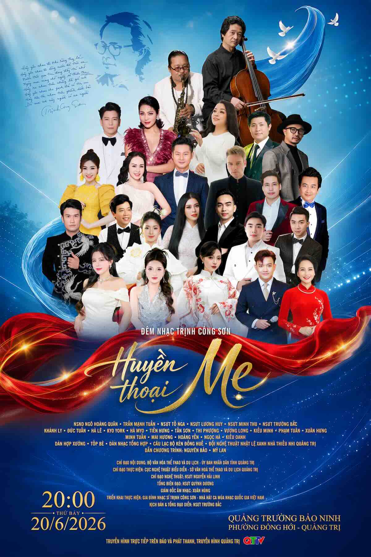 Chương trình diễn ra vào tối 20.6.2026. Ảnh: Sở Văn hóa, Thể thao và Du lịch tỉnh Quảng Trị cung cấp