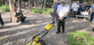 Using radar to penetrate the ground to search for mass grave of martyrs in Ho Chi Minh City